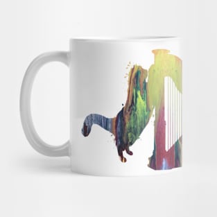 Cat and harp Mug